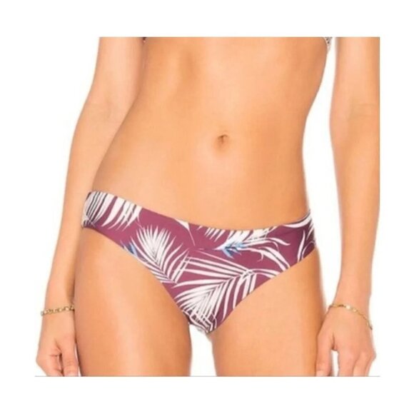 NWT Tavik Ali Moderate Swim Bottom in Latona Palm Merlot (Reversible) - Medium - Picture 1 of 10